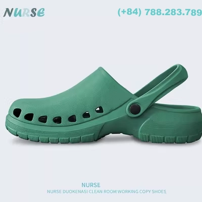 Extra strap surgical shoes for men and women, hospital experimental clogs, operating room slippers, doctor's soft-soled non-slip toe-cap shoes