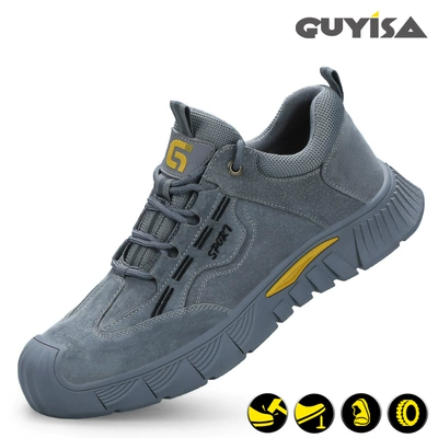 Men's labor protection shoes, winter anti-smash, anti-puncture, with steel plate, steel toe, insulating, waterproof, lightweight old protection construction site work shoes