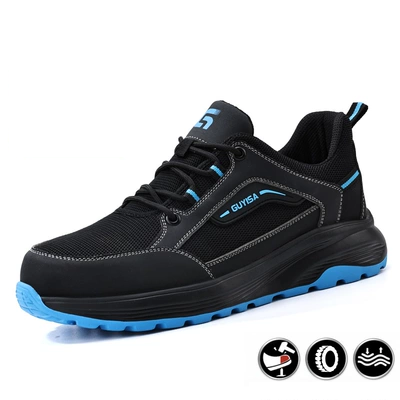 Labor protection shoes for men, anti-smash, anti-puncture, old protection belt, steel plate, steel toe, work site safety, insulation, ultra-light, high-end
