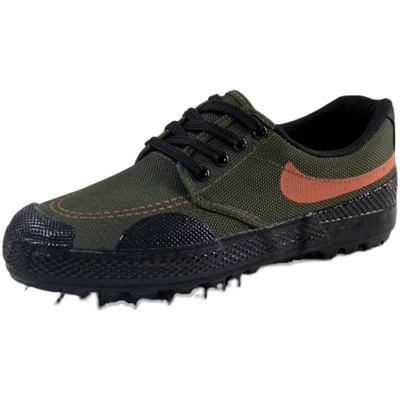 Liberation shoes, labor protection and civilian work places, outdoor camouflage military training non-slip wear-resistant men's and women's canvas cotton rubber shoes
